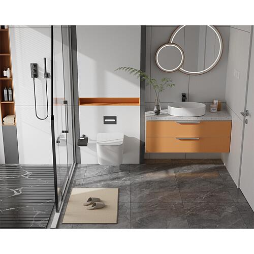 Pack combiné Arax, de forme carrée, sans bride, avec Silent Flush Anwendung 3
