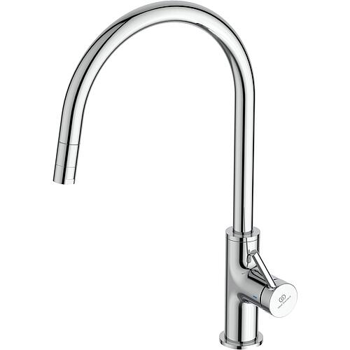 Mitigeur d'évier Ideal Standard Ceraline Nuovo saillie 218 mm Saillie bec [mm] extractible chrome