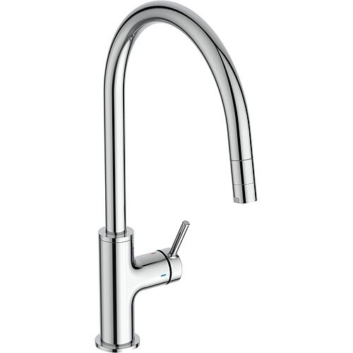 Mitigeur d'évier Ideal Standard Ceraline Nuovo saillie 218 mm Saillie bec [mm] extractible Standard 1