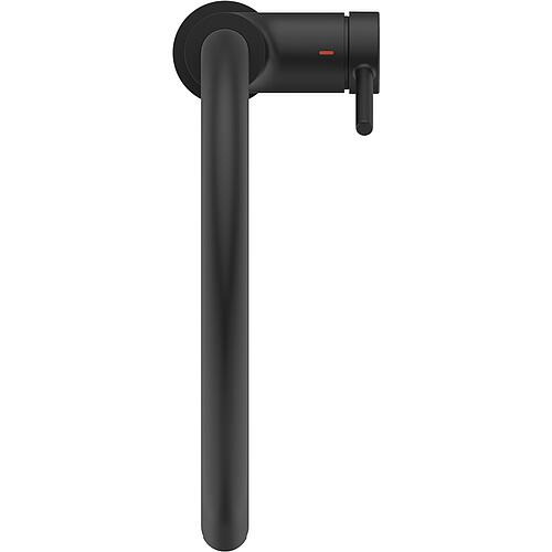 Mitigeur d'évier Ideal Standard Ceraline Nuovo saillie 218 mm Saillie bec [mm] extractible noir mat