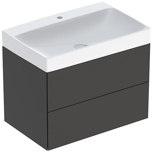 Meuble sous-vasque One avec lavabos en Céramique, largeur 750 mm Standard 3