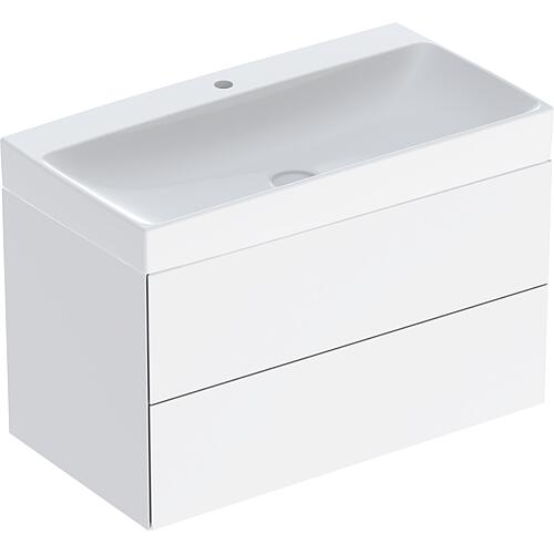 Meuble sous-vasque One avec lavabos en Céramique, 900 mm de large Standard 1