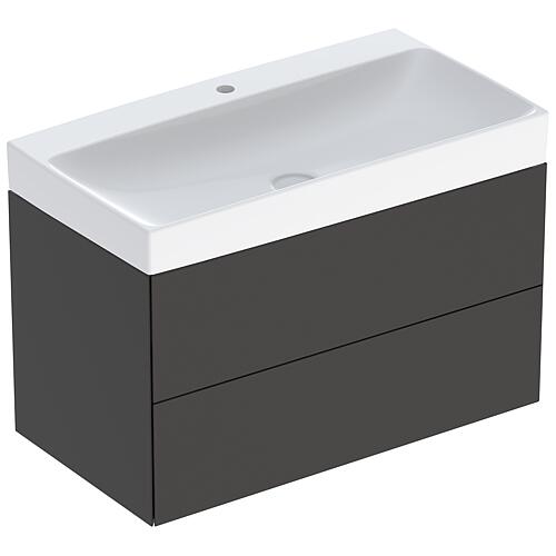 Meuble sous-vasque One avec lavabos en Céramique, 900 mm de large Standard 3