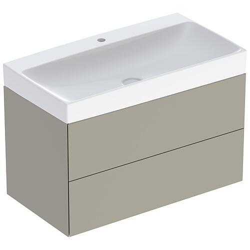 Meuble sous-vasque One avec lavabos en Céramique, 900 mm de large Standard 4
