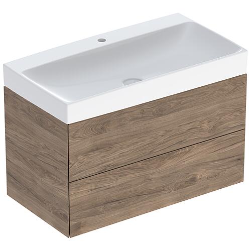 Meuble sous-vasque One avec lavabos en Céramique, 900 mm de large Standard 6