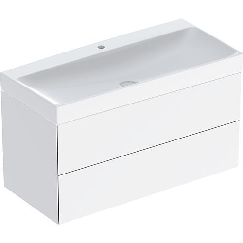 Meuble sous-vasque One avec lavabos en Céramique, 1050 mm de large Standard 1