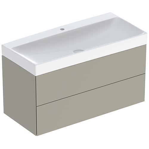 Meuble sous-vasque One avec lavabos en Céramique, 1050 mm de large Standard 7