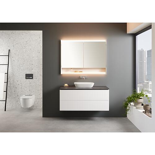 Meuble sous-vasque One avec lavabos en Céramique, largeur 1200 mm Anwendung 2