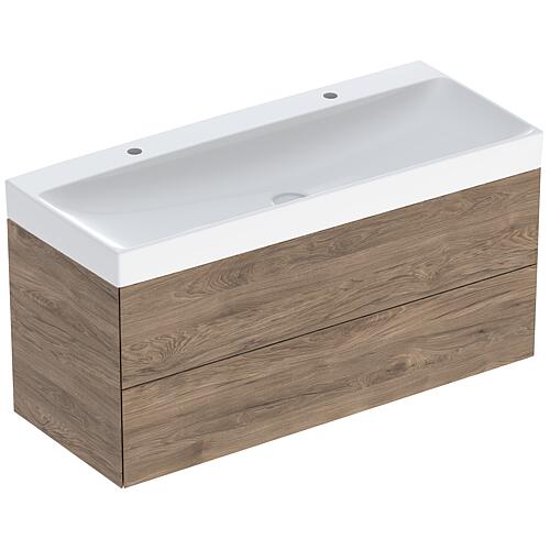 Meuble sous-vasque One avec lavabos en Céramique, largeur 1200 mm Standard 6