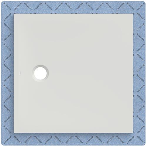 Receveurs de douche Geberit CleanFloor30 900x42x900 mm, avec voile d'étanchéité, blanc mat