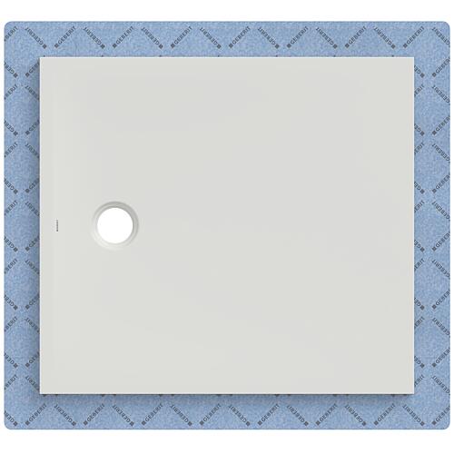 Receveurs de douche Geberit CleanFloor30 1000x42x900 mm, avec voile d'étanchéité, blanc mat