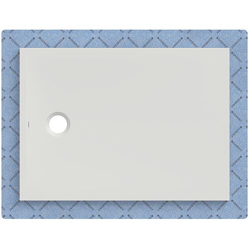 Receveurs de douche Geberit CleanFloor30 1100x42x800 mm, avec voile d'étanchéité, blanc mat
