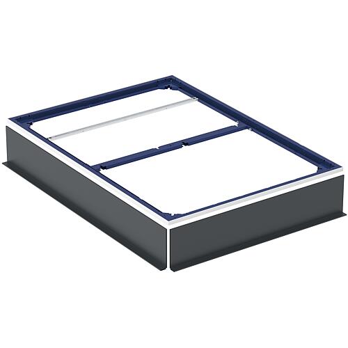 Cadre d'installation Duofix Geberit pour CleanFloor30 Receveurs de douche 1400x1000 mm pour sept pieds