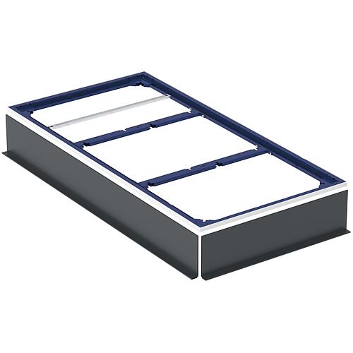 Cadre d'installation Duofix Geberit pour CleanFloor30 Receveurs de douche 1600x800 mm pour dix pieds