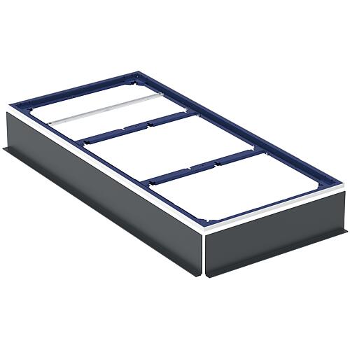 Cadre d'installation Duofix Geberit pour CleanFloor30 Receveurs de douche 1700x800 mm pour dix pieds