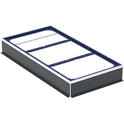 Cadre d'installation Duofix Geberit pour CleanFloor30 Receveurs de douche 1800x900 mm pour dix pieds