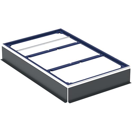 Cadre d'installation Duofix Geberit pour CleanFloor30 Receveurs de douche 1600x1000 mm pour dix pieds