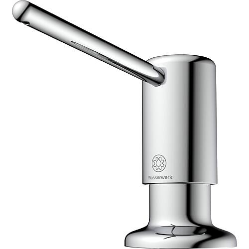 Distributeur de savon intégré à l'usine d'eau, perçage 30-38 mm, chrome