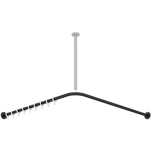 Barre de rideau de douche Hewi System 900 Standard 3