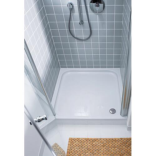 Receveurs de douche Duravit D-Code, carré, blanc, acrylique sanitaire Anwendung 1