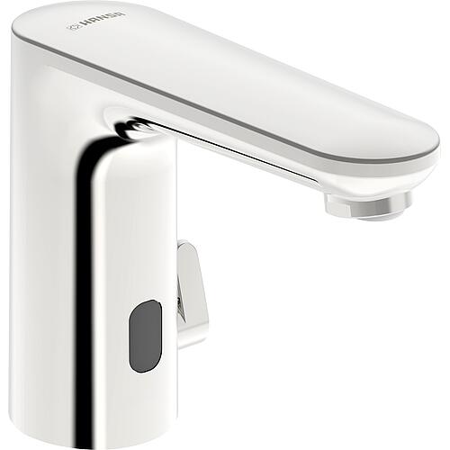 Robinetterie de lavabo HANSA Hansaelectra Safety avec mélangeur Standard 1