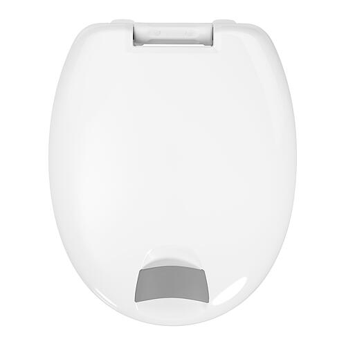 Abattant WC Haromed V2, Softclose, hauteur d'assise de 5 cm, avec barre d'appui  Anwendung 1