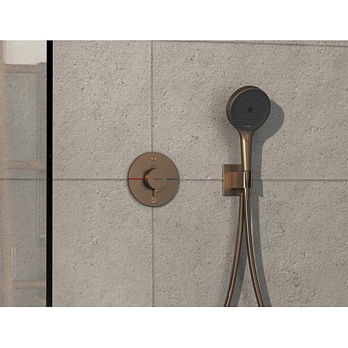 Coudes de raccordement mural Hansgrohe FixFit E Porter avec Support de douchette Anwendung 2