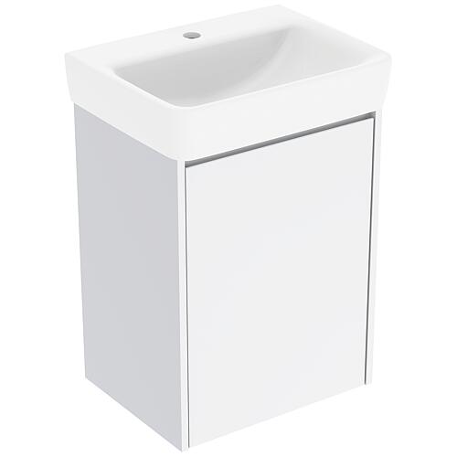 Meuble sous-vasque Plan Renova avec vasque en céramique de 500 mm de largeur Standard 1