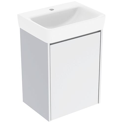 Meuble sous-vasque Plan Renova avec vasque en céramique de 500 mm de largeur Standard 4