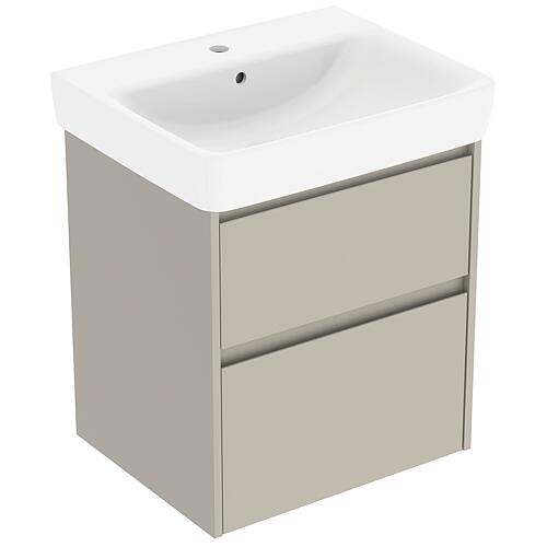 Meuble sous-vasque Renova Plan avec lavabo en céramique de largeur 600 mm
 Standard 5