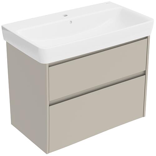 Meuble sous-vasque Plan Renova avec vasque en céramique de 850 mm de largeur
 Standard 5