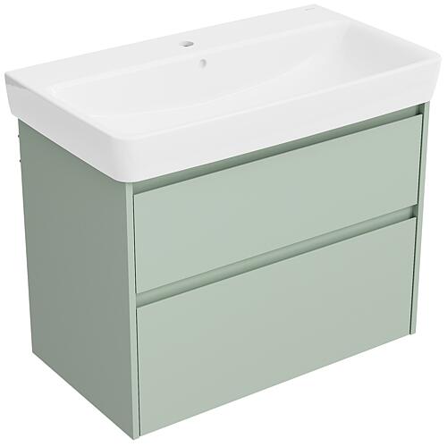 Meuble sous-vasque Plan Renova avec vasque en céramique de 850 mm de largeur
 Standard 6