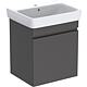 Meuble sous vasque+vasque céramique Geberit Renova Plan 700x616x480 mm lave
