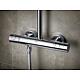 Colonne de douche Tempesta Cosmopolitan Cube carrée avec mitigeur thermostatique