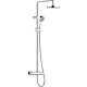Colonne de douche Hansabasic avec Thermostat, Pommes de douche 200 mm, chromé
