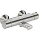 Mitigeur Thermostatique de baignoire apparent Hansa Hansamicra, saillie 159 mm, chrome