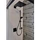 Pomme de douche Raindance E 300 1jet avec bras de douche noir mat Anwendung 2