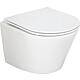 WC suspendu à fond creux Amur Compact sans bride Standard 1