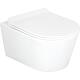 WC suspendu à fond creux Kureika Sans bride Standard 1