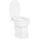 WC sur pied à fond platGeberit Renova Comfort PMR, surélevé lxHxP : 355x450x475mm, sortie horizontale, blanc Standard 3