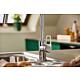Mitigeur d'évier Grohe Bauloop avec bec extractible, poignée latérale Anwendung 3