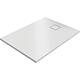 Receveur de douche Hüppe EasyFlat rectangulaire Trou d'évacuation sur le côté court Standard 20