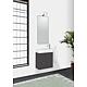 Kits de meubles de salle de bain ENISAR, graphite brillant