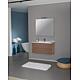 Ensemble meubles de salle de bain EGAN Séries MAB, Olmo Tabacco, 2 tiroirs, largeur 853mm