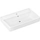 Vasque Hansgrohe Xanuia Q lxHxP : 800x105x480mm, avec trop-plein, blanc