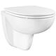 WC suspendu à fond creux Grohe Bau céramique lxhxp : 355x357x535mm sans bord Céramique blanche