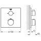 Mitigeur thermostatique de baignoire encastré Grohtherm, Rosace 158 x 158 mm, inverseur 2 voies Anwendung 1