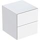 Armoire latérale Geberit One avec 2 tiroirs 450x492x470 mm, blanc brill.