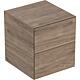 Armoire latérale Geberit One avec 2 tiroirs. 450x492x470 mm, noyer hickory