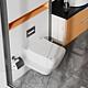 Pack combiné Arax, de forme carrée, sans bride, avec Silent Flush Anwendung 2